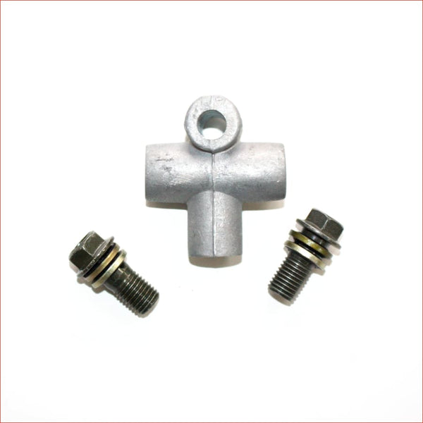 Metalraulic Brems-T-Stecker - 3-Wege Banjo Adapter Für ATV, Bike & Go-Kart