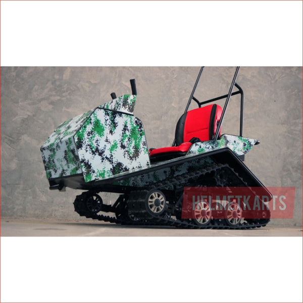 SUPERTRAXX Rhino Tank Snowmobile | 196cc Off-Road Snowmobile for