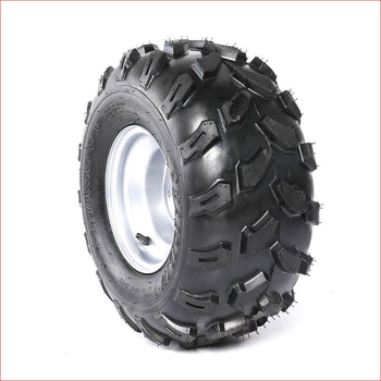 18x9.5-8" Off road road wheel (rim and tyre) Pair (x2) - Helmetkarts