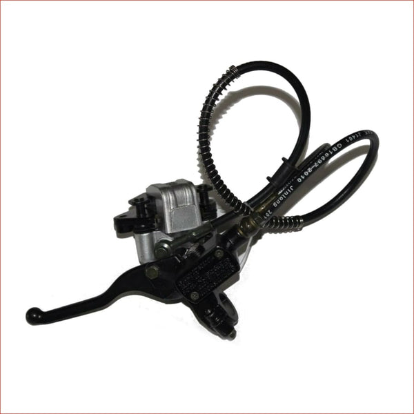 Hydraulic hand brake B Hand lever brake setup Helmetkarts Australia