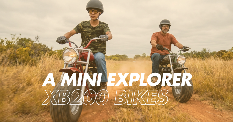 XB200 Mini Bikes for Bush Blocks, Camping Trips & Farm Tracks