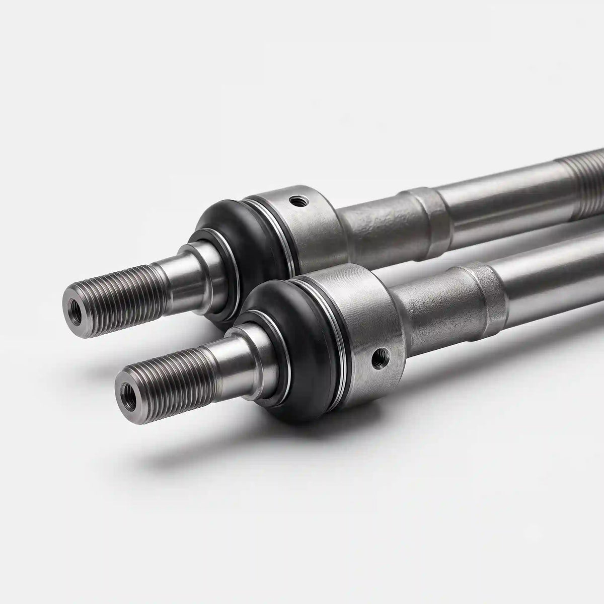 Pair of Tie rods on white background