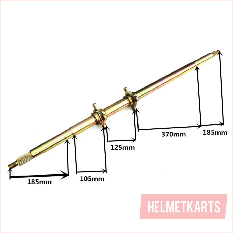 1050mm / 30mm / Splined axle (A) - Helmetkarts