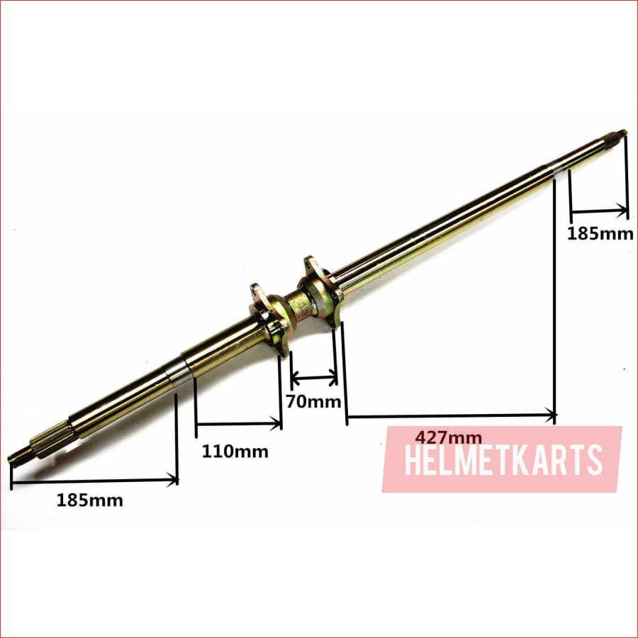 1050mm / 30mm / Splined axle (B) Axle Running gear