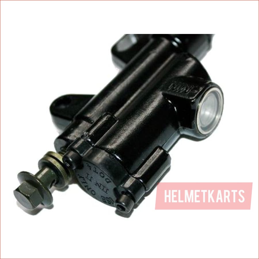 10mm (Black/Short) Foot brake hydraulic master cylinder - Helmetkarts