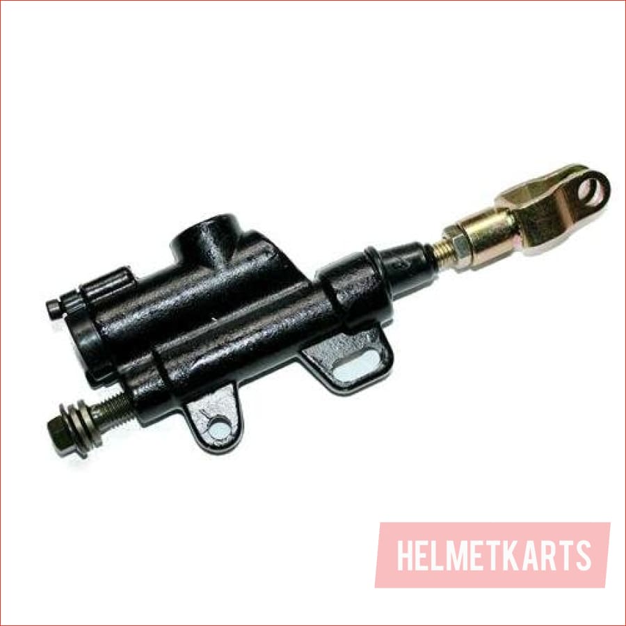 10mm (Black/Short) Foot brake hydraulic master cylinder - Helmetkarts