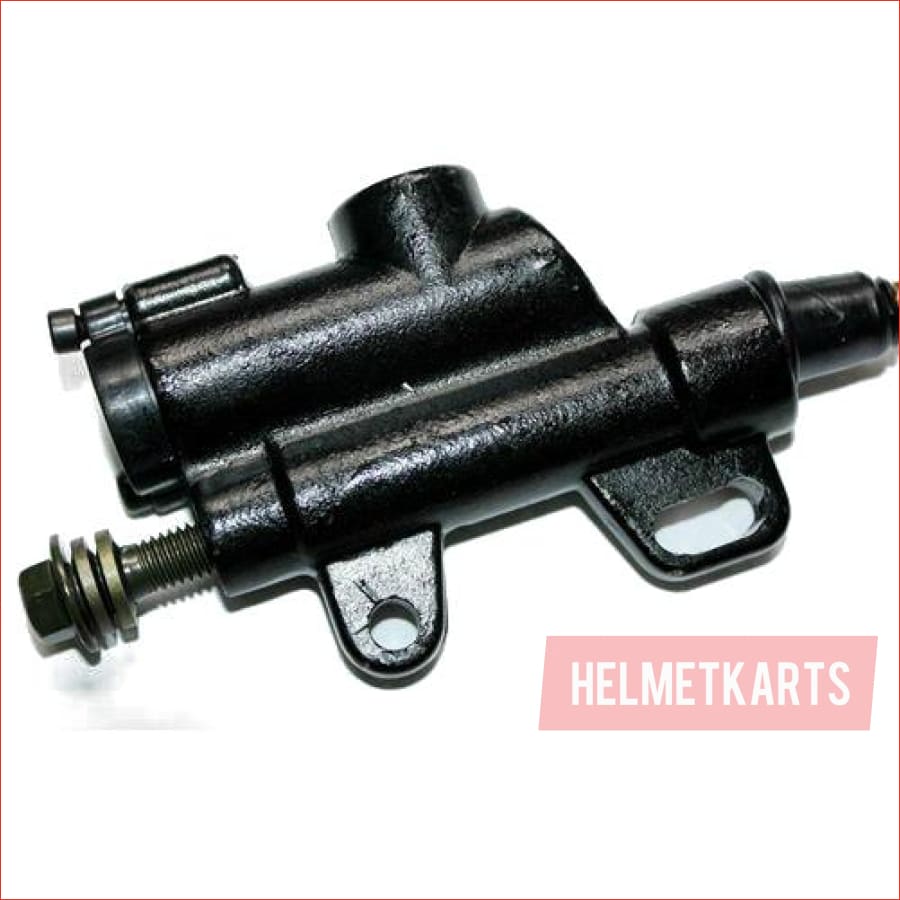 10mm (Black/Short) Foot brake hydraulic master cylinder - Helmetkarts