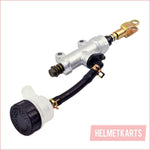 10mm Foot brake hydraulic master cylinder w/ seperate reservior - Helmetkarts