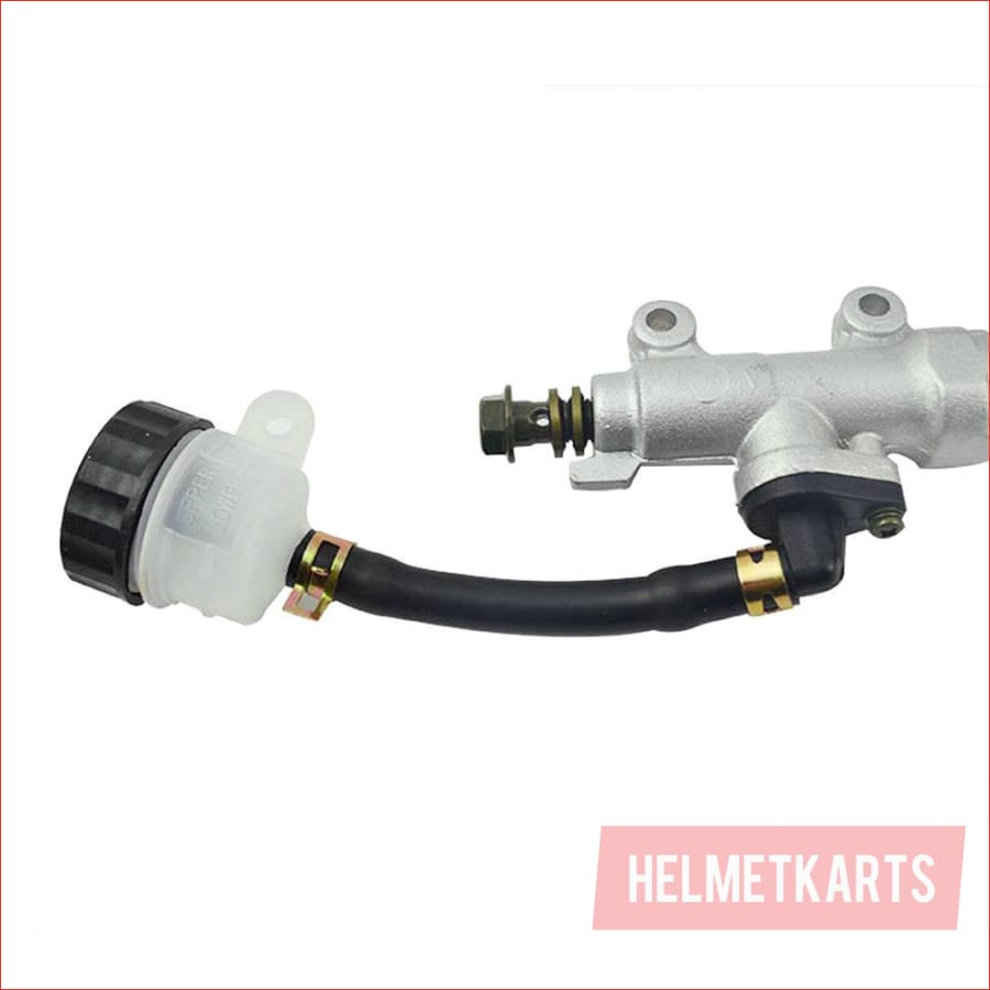 10mm Foot brake hydraulic master cylinder w/ seperate reservior - Helmetkarts