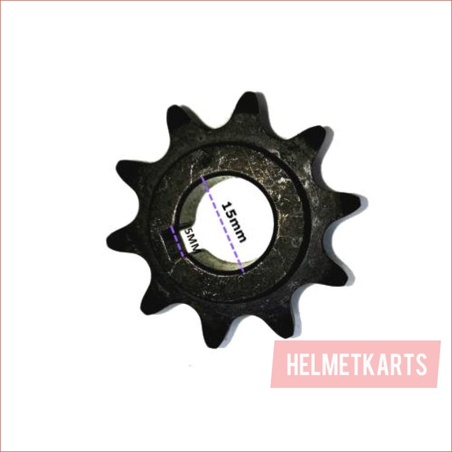 10T 420P Torque converter Sprocket cog - Helmetkarts