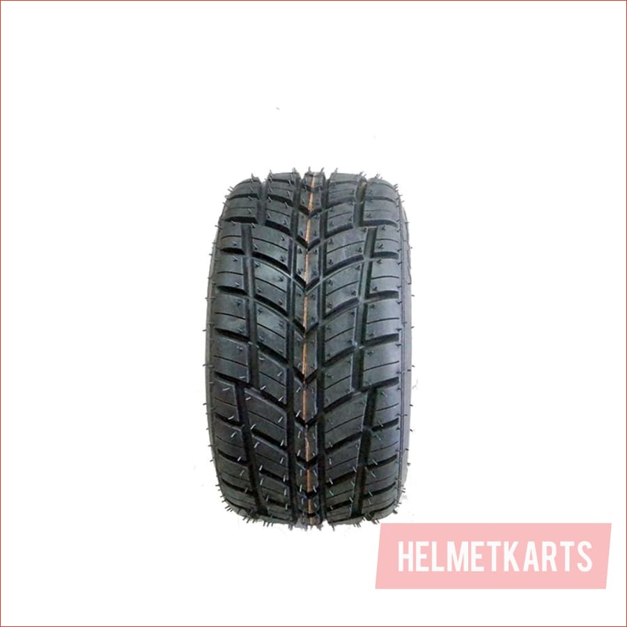 10x4.50-5" Semi slick front Alloy wheel (rim and tyre) Pair (x2) - Helmetkarts