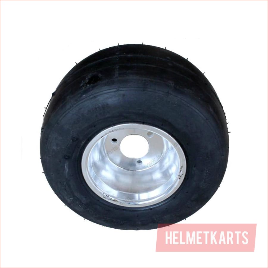 10x4.50-5" Super slick Front Alloy wheel (rim and tyre) Pair (x2) - Helmetkarts