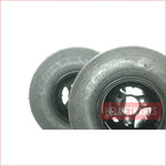 10x4.50-5" Super slick front Alloy wheel (rim and tyre) Pair (x2) - Helmetkarts