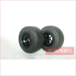 10x4.50-5" Super slick front Alloy wheel (rim and tyre) Pair (x2) - Helmetkarts