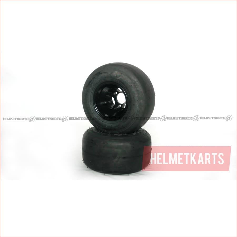 10x4.50-5" Super slick front Alloy wheel (rim and tyre) Pair (x2) - Helmetkarts