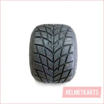 11x7.10-5" Semi slick rear Alloy wheel (rim and tyre) Pair (x2) - Helmetkarts