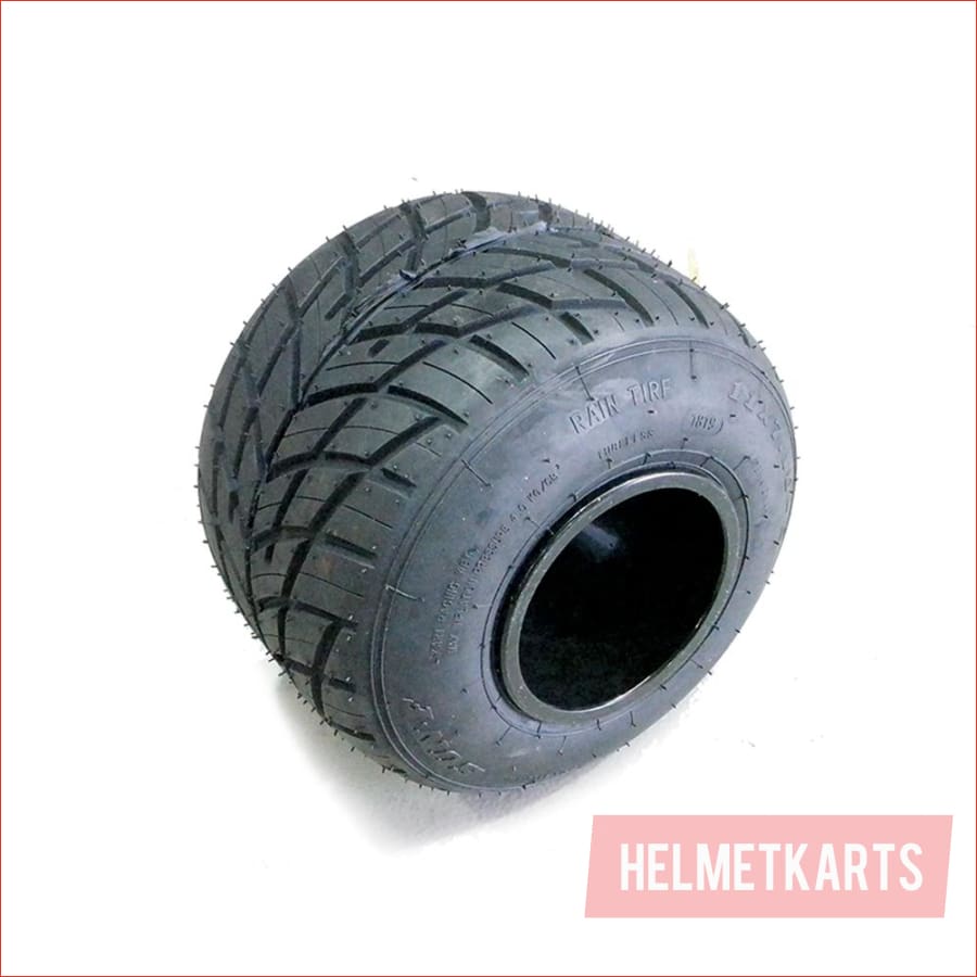 11x7.10-5" Semi slick rear Alloy wheel (rim and tyre) Pair (x2) - Helmetkarts