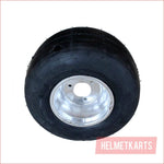11x7.10-5" Super slick Rear Alloy wheel (rim and tyre) Pair (x2) - Helmetkarts