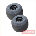 11x7.10-5" Super slick rear Alloy wheel (rim and tyre) Pair (x2) - Helmetkarts