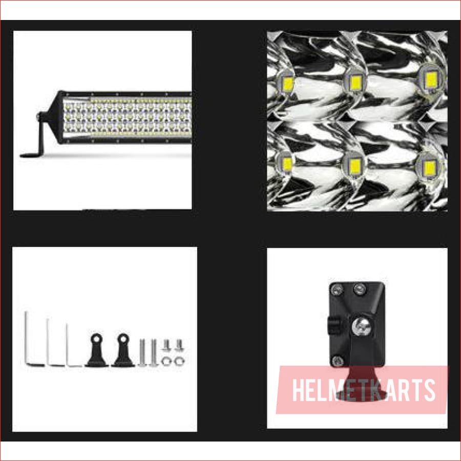 12" LED light bar 1100 watts - Helmetkarts
