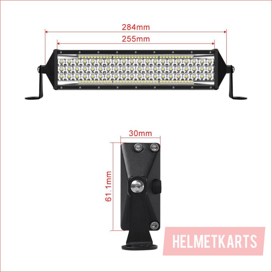 12" LED light bar 1100 watts - Helmetkarts