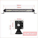 12" LED light bar 220 watts - Helmetkarts
