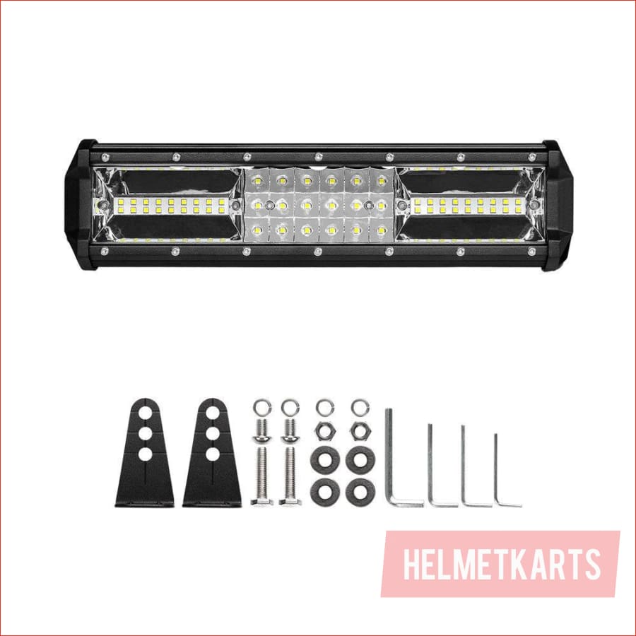 12" LED light bar 650 watts - Helmetkarts