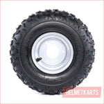 145/70-6" Off road wheel (rim and tyre) Pair (x2) - Helmetkarts