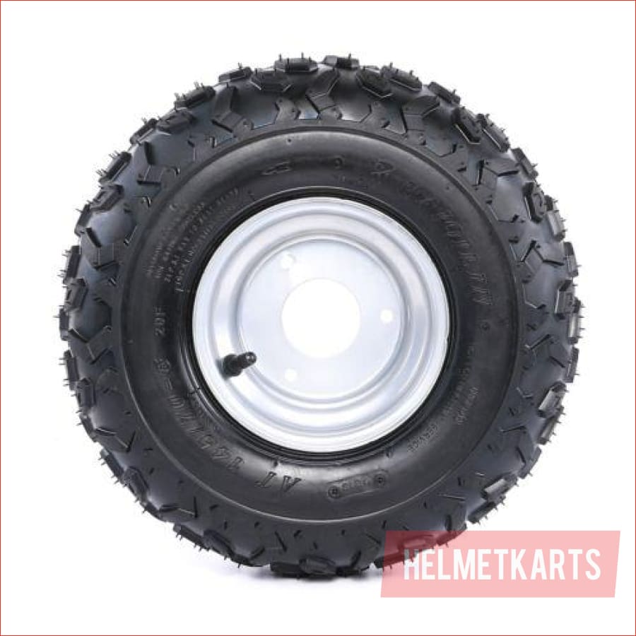 145/70-6" Off road wheel (rim and tyre) Pair (x2) - Helmetkarts