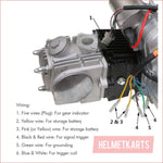 150cc Engine - Semi Automatic w/ Reverse - Helmetkarts