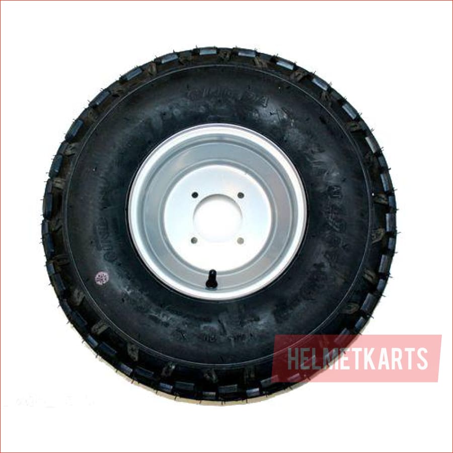 19x7-8" Knobby wheel (rim and tyre) Pair (x2) - Helmetkarts