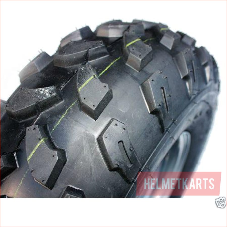 19x7-8" Knobby wheel (rim and tyre) Pair (x2) - Helmetkarts