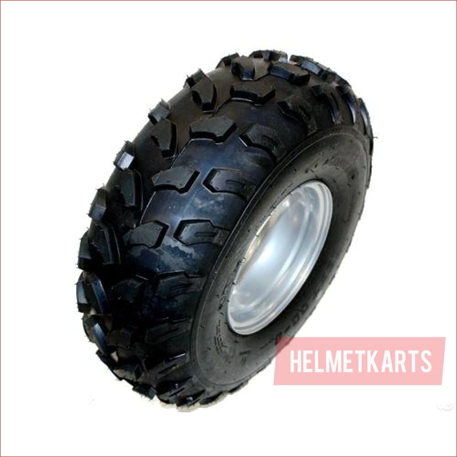 19x7-8" Knobby wheel (rim and tyre) Pair (x2) - Helmetkarts