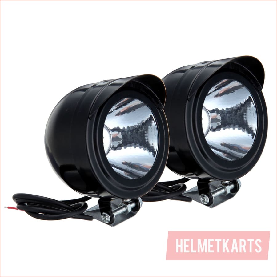 2.5" LED Fog light 10 watts - Black - Helmetkarts
