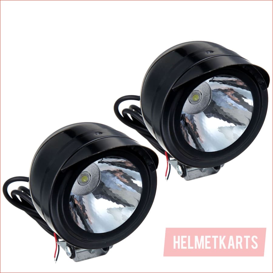 2.5" LED Fog light 10 watts - Black - Helmetkarts