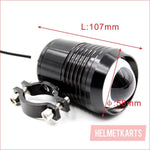 2" LED Fog light 30 watts - Black - Helmetkarts