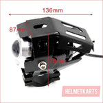2" LED Fog light 60 watts - Black - Helmetkarts