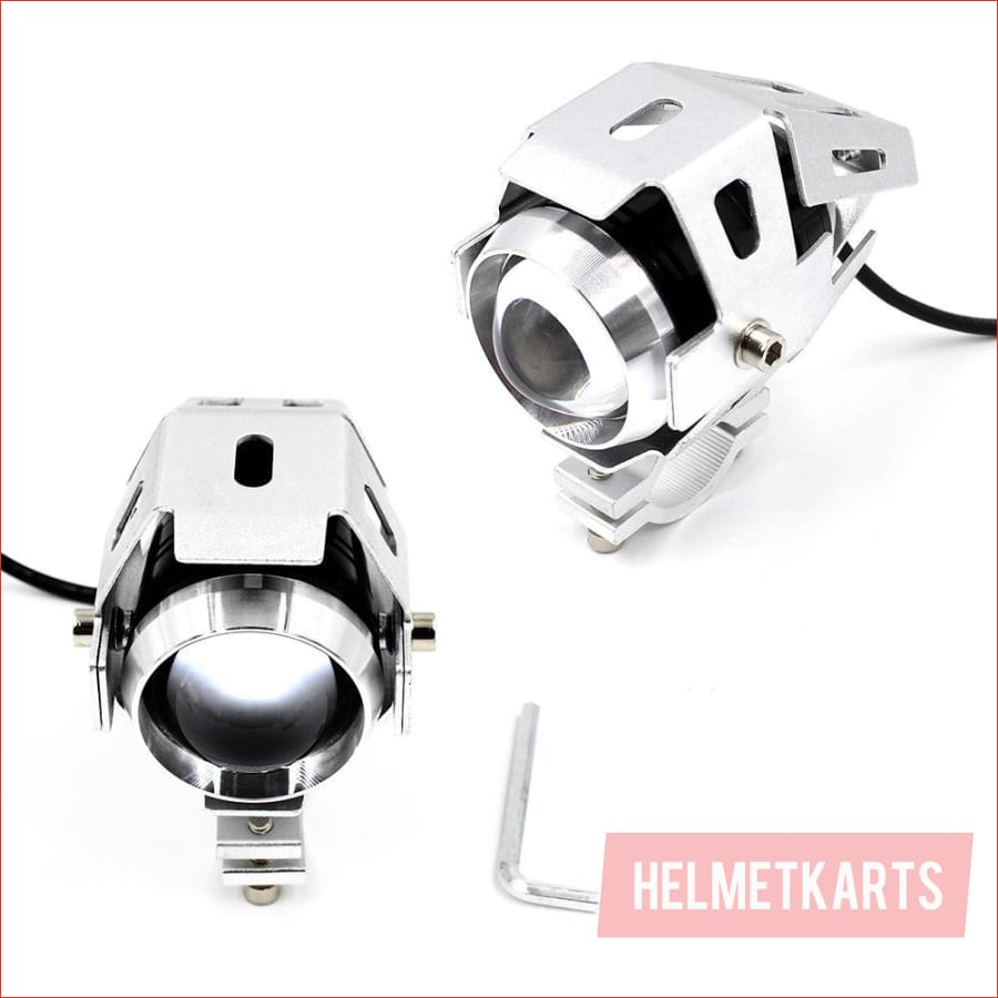 2" LED Fog light 60 watts - Silver - Helmetkarts