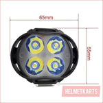 2" LED Spot light 15 watts - Black - Helmetkarts