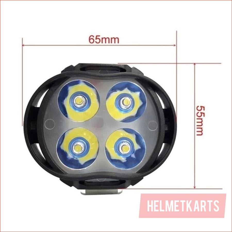 2" LED Spot light 15 watts - Black - Helmetkarts