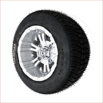 205/50-10" Semi - Slick Alloy wheel (rim and tyre) Pair (x2) - Helmetkarts