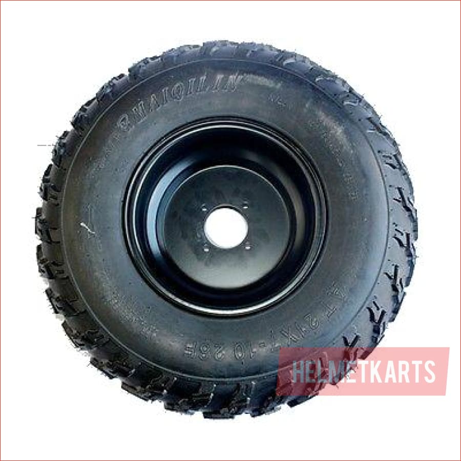 21x7-10" Off road wheel (rim and tyre) Pair (x2) - Helmetkarts