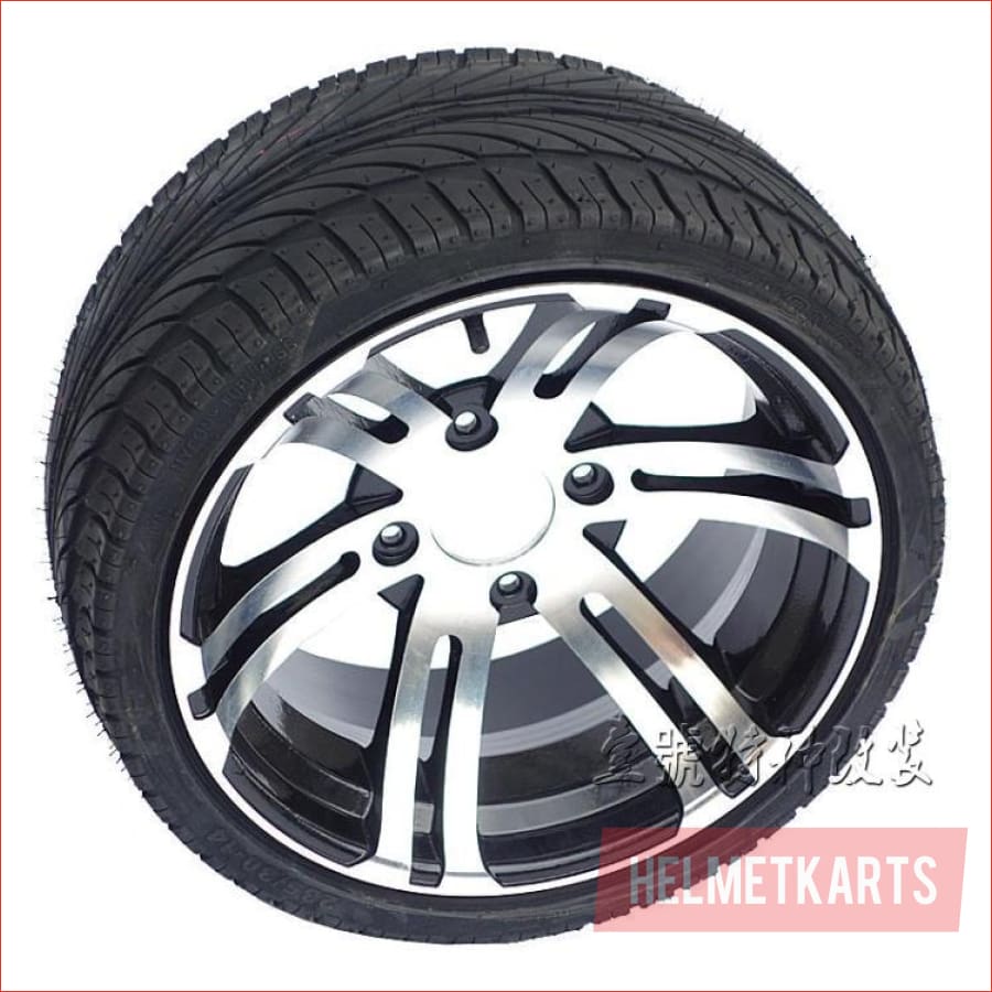 235x30-14" Rear BIG BALLER wheel (rim and tyre) Pair (x2) - Helmetkarts
