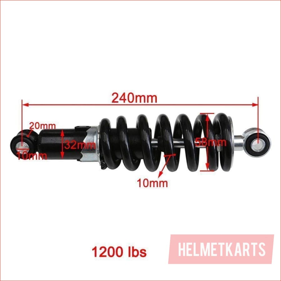 240mm Shock Suspension - Helmetkarts