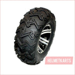 25x8-12" Front Alloy Rim Wheel (rim and tyre) Pair (x2) - Helmetkarts