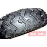 25x8-12" Front Alloy Rim Wheel (rim and tyre) Pair (x2) - Helmetkarts