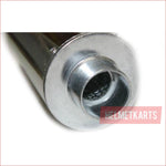 28mm Chrome alloy exhaust muffler - Helmetkarts