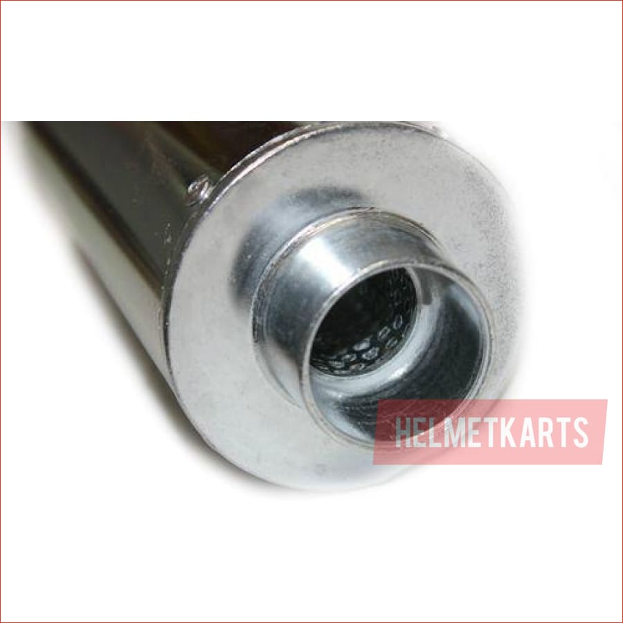 28mm Chrome alloy exhaust muffler - Helmetkarts