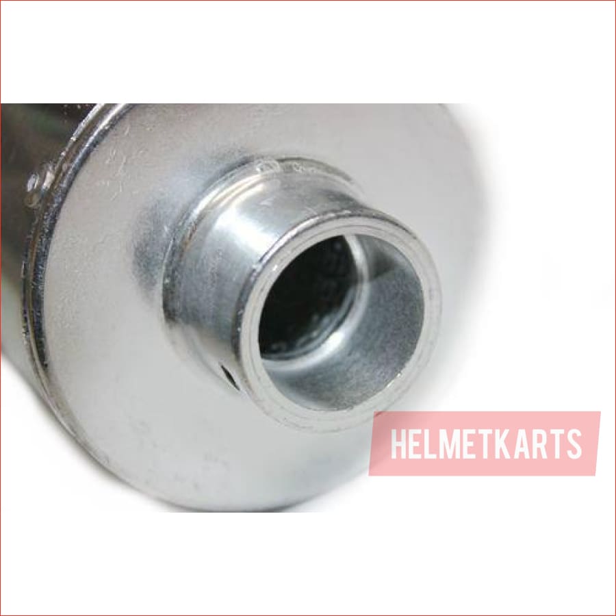 28mm Chrome alloy exhaust muffler - Helmetkarts