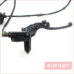 Hydraulic Twin Disc Brake Calipers System + Pads 150cc 250cc Quad Dirt Bike ATV Blygo